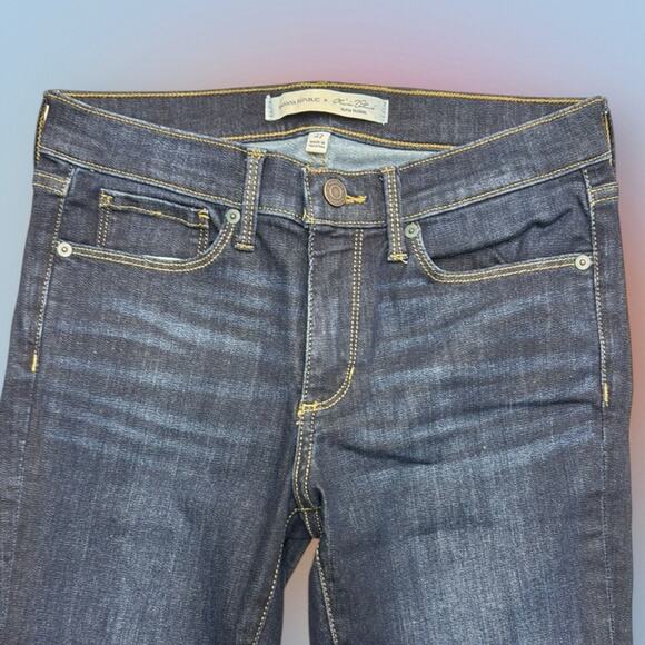 BANANA REPUBLIC / OLIVIA PALERMO Women’s 27 Short Blue Jeans - Picture 1 of 4